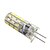 billiga LED-bi-pinlampor-10st 2 w LED-lampor med två stift 100-200 lm G4 T 24 LED-pärlor SMD 3014 Varmvit kallvit 12 V / 10 st / rohs