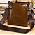 cheap Crossbody Bags-Men&#039;s Bags PU Leather Shoulder Messenger Bag Crossbody Bag Solid Colored Leather Bag Event / Party Formal Office &amp; Career Black Blue Khaki Brown