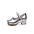 cheap Tap Shoes-Women&#039;s Tap Shoes Patent Leather Buckle Heel Bow(s) Low Heel Non Customizable Dance Shoes Silver / Indoor
