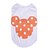 abordables Vêtements pour chiens-Chat Chien Tee-shirt Gilet Bande dessinée Décontracté / Quotidien Mode Vêtements pour Chien Bleu Rose Orange Costume Coton XS S M L XL