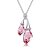 voordelige Ketting-Dames meetkundig faceter Hangertjes ketting Kristal Dames Uniek ontwerp Modieus Euramerican Regenboog Roze Lichtblauw Kettingen Sieraden Voor Feest Avond Feest