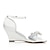 cheap Wedding Shoes-Women&#039;s Wedding Shoes Spring / Summer Wedge Heel Round Toe / Peep Toe / Open Toe Comfort Dyeable Shoes Wedding Dress Party &amp; Evening Buckle / Flower Silk Ivory