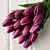 olcso Művirág-tulipán művirágok 10 ág modern stílusú tulipánok asztali virág