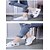 זול סניקרס לנשים-נשים נעליים PU אביב סתיו נוחות נעלי ספורט הליכה שטוח בוהן עגולה שרוכים ל קזו&#039;אל שמלה לבן ורוד