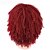 cheap Synthetic Trendy Wigs-Synthetic Wig Afro Kinky Curly Minaj Kinky Curly Afro Wig Medium Length Red Synthetic Hair Women&#039;s African American Wig Red
