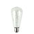 billige LED-filamentlamper-1pc 3 W LED-glødepærer 300 lm E26 / E27 ST64 25 LED perler Integrert LED Dekorativ Stjernefull Jul Bryllup Dekorasjon Varm hvit 85-265 V