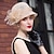 Χαμηλού Κόστους Καπέλα για Πάρτι-Γοητευτικά Καπέλα Λινάρι Φτερό Κλος καπέλο Καπέλο ηλίου Ημίψηλο Γάμου Causal Κεντάκι Ντέρμπι Ιπποδρομία Ημέρα της Γυναίκας Ρομαντικό Γάμος Πριγκίπισσα Με Ακουστικό Καπέλα