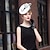 preiswerte Faszinator-Fascinator aus Polyester, Kentucky-Derby-Hut/Stirnbänder mit 1 Stück Kopfbedeckung für Hochzeit/Outdoor/besondere Anlässe