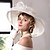 cheap Party Hats-Tulle / Flax / Organza Hats with 1 Wedding / Special Occasion / Casual Headpiece