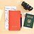 levne Cestovní tašky-Cestovní peněženka / Pouzdro na doklady PU kůže Voděodolný / Přenosný / Odolné vůči prachu Jednobarevné
