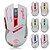 cheap Mice-HXSJ Wireless 2.4G Optical Gaming Mouse Led Light 2400 dpi 4 Adjustable DPI Levels 6 pcs Keys