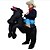 cheap Men&#039;s &amp; Women&#039;s Halloween Costumes-Horse Cosplay Costume Halloween Props Inflatable Costume Men&#039;s Women&#039;s Movie Cosplay Halloween Black Leotard / Onesie Air Blower Halloween New Year Polyester