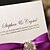 ieftine Invitații de Nuntă-Pliat lateral Invitatii de nunta Invitații Stil modern Hârtie Perlă Fundă panglică Șireturi