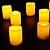 preiswerte Dekoration &amp; Nachtlicht-6 Satz führte flammenlose batteriebetriebene flackernde Votivkerze mit Timer dekorative Teelichter für Halloween-Weihnachtshochzeits-Partyereignis-Hauptküchen-Dekorationsdekor-Versorgungsmaterial-Batt