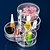 cheap Jewelry &amp; Cosmetic Storage-Plastic Drawers Round Transparent / Transparent Body / Multifunction Home Organization Storage 1pc