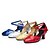 preiswerte Schuhe für Standardtanz und Modern Dance-Damen Ballsaal Schuhe für modern Dance Absätze Glitzer Farbaufsatz Schnalle Silber Rot Blau