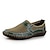 cheap Men&#039;s Slip-ons &amp; Loafers-Men&#039;s Comfort Shoes Tulle Summer Oxfords Walking Shoes Brown / Green / Blue / Outdoor