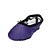 abordables Chaussures de Ballet-Chaussons de ballet Utilisation Plate Talon Plat Elastique Bande élastique A enfiler Enfant Blanche Noir Violet