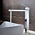 abordables Robinetteries de lavabo-Robinet lavabo - Standard Chrome Set de centre Mitigeur un trouBath Taps