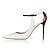 Χαμηλού Κόστους Γυναικεία Τακούνια-Women&#039;s Shoes PU Spring Fall Club Shoes Heels Stiletto Heel Pointed Toe Buckle for Office &amp; Career Dress Party &amp; Evening White