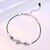 voordelige Armband-Dames Armbanden met ketting en sluiting Ster Dames Modieus Sterling zilver Armband sieraden Wit / Paars Voor Kerstcadeaus Feest Speciale gelegenheden  Lahja