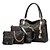 cheap Bag Sets-Women&#039;s Bags PU Leather Bag Set 4 Pieces Purse Set Fur Solid Colored Artwork Bag Sets Outdoor Office &amp; Career White Black Blue Gold