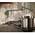 abordables Grifería de cocina-Grifería de Cocina - Dos manijas de un agujero Níquel Cepillado Pot Filler Colocado en la Pared Moderno / Arte Decorativa / Retro / Modern Kitchen Taps