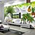 cheap Wall Murals-Mural Canvas Wall Covering - Adhesive required Botanical Art Deco