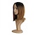 cheap Black &amp; African Wigs-Synthetic Wig Straight  Straight Bob Wig Medium Length Ombre Black / Medium Auburn Synthetic Hair Women&#039;s Middle Part Bob Ombre Hair Dark Roots Black