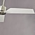 voordelige Plafondventilatorverlichting-1-lichts 130 cm design plafondventilator metaal nikkel modern eigentijds 220-240v