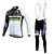 cheap Men&#039;s Clothing Sets-Miloto Men&#039;s Women&#039;s Long Sleeves Cycling Jersey Bike Clothing Suits, 3D Pad, Thermal / Warm, Quick Dry, Fleece Lining, Breathable,
