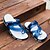 halpa Miesten sandaalit-Miehet kengät Silikoni Kevät Kesä Comfort Sandaalit Käyttötarkoitus Kausaliteetti Musta Harmaa Sininen
