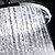billige Dusjhoder-Dusjsystem Sett - Regnfall Moderne Krom Vægmonteret Keramisk Ventil Bath Shower Mixer Taps / Messing / To Håndtak tre hull