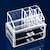 cheap Jewelry &amp; Cosmetic Storage-Plastic Storage Boxes / Dresser Organizers / Closet Organizers Oval Travel Home Organization Storage 1pc