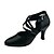 זול נעלי ריקודים ונעלי ריקוד מודרניות-בגדי ריקוד נשים נעליים מודרניות דמוי עור אבזם סנדלים / עקבים אבזם עקב מותאם מותאם אישית נעלי ריקוד שחור / הצגה / EU36