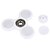 cheap Toys &amp; Games-Fidget Spinner Hand Spinner Lighting for Killing Time Stress and Anxiety Relief LED Spinner Plastic Classic Pieces Kid&#039;s Adults&#039; Girls&#039; Toy Gift / LED Light