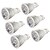 olcso Izzók-6db 5 W LED szpotlámpák 400-450 lm GU10 5 LED gyöngyök Nagyteljesítményű LED Dekoratív Meleg fehér Hideg fehér 220-240 V 110-130 V / 6 db. / RoHs