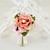 cheap Wedding Flowers-Wedding Flowers Boutonnieres / Unique Wedding Décor Special Occasion / Party / Evening / Engagement Silk / Cotton 1.57&quot;(Approx.4cm)