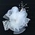 cheap Headpieces-Tulle / Net Fascinators / Flowers with 1 Wedding / Special Occasion Headpiece