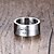 cheap Men&#039;s Rings-Men&#039;s Geometrical Ring - Stainless Steel Personalized, Basic, Simple Style, Fashion, Euramerican 7 / 8 / 9 / 10 / 11 Silver For Party Anniversary Birthday