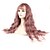 preiswerte Trendige synthetische Perücken-Synthetische Perücken Wellen Stil Kappenlos Perücke Lila Synthetische Haare Damen Lila Perücke Lang