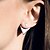 Χαμηλού Κόστους Μοδάτα Σκουλαρίκια-Γυναικεία Κουμπωτά Σκουλαρίκια Σκουλαρίκια στυλ μπρος και πίσω Μαγικό πίσω σκουλαρίκι κυρίες Ευρωπαϊκό μινιμαλιστικό στυλ Μοντέρνα Σκουλαρίκια Κοσμήματα Χρυσαφί / Ασημί Για Καθημερινά Causal / 2pcs