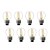 cheap LED Filament Bulbs-SHENMEILE 2W 200 lm E14 E27 LED Filament Bulbs G45 2 leds COB Decorative Warm White AC220 AC230 AC240