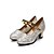 cheap Ballroom Shoes &amp; Modern Dance Shoes-Women&#039;s Latin Shoes Sparkling Glitter Heel Sparkling Glitter / Buckle Cuban Heel Non Customizable Dance Shoes Gold / Indoor