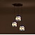 levne Sdružený design-3-Light 44 cm LED / návrháři Závěsná světla Kov Sklo Ostatní design Tiffany 110-120V / 220-240V
