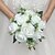 abordables Fleurs de mariage-Fleurs de mariage Bouquets Mariage Satin 20cm