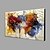 levne Abstraktní malby-Hang-malované olejomalba Ručně malované - Abstraktní Klasické Moderní Obsahovat vnitřní rám