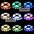 baratos Faixas de Luzes LED-4x5m conjuntos de luz 600 leds 5050 smd 10mm 1 44 chaves controle remoto 1 cabo ac 1x 8a adaptador de energia 1 conjunto rgb cuttable party decorativo 100-240 v 12 v