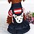Χαμηλού Κόστους Ρούχα για σκύλους-Σκύλος Φορέματα Ρούχα κουταβιών Πριγκίπισσα Κλασσικό Γενέθλια Γιορτή Γενέθλια Χειμώνας Ρούχα για σκύλους Ρούχα κουταβιών Στολές για σκύλους Μαύρο Κόκκινο Στολές για κορίτσι και αγόρι σκυλί Βαμβάκι M L