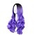 abordables Perruques Synthétiques Sans Bonnet-Perruque Synthétique Ondulé Ondulé Perruque Long Grise Rose Vert Violet Cheveux Synthétiques Femme Noir